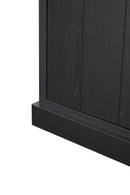 Dressoir | Meubelserie Sigma | zwart, naturel | 240 x 50 x 92 (h) cm