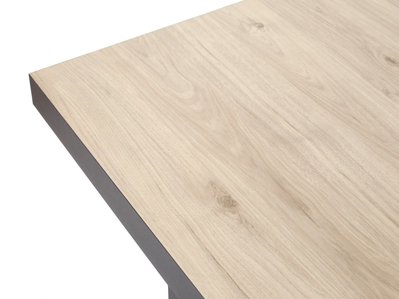 Tafel | Meubelserie Dylan | naturel, zwart | 230 x 100 x 76 (h) cm