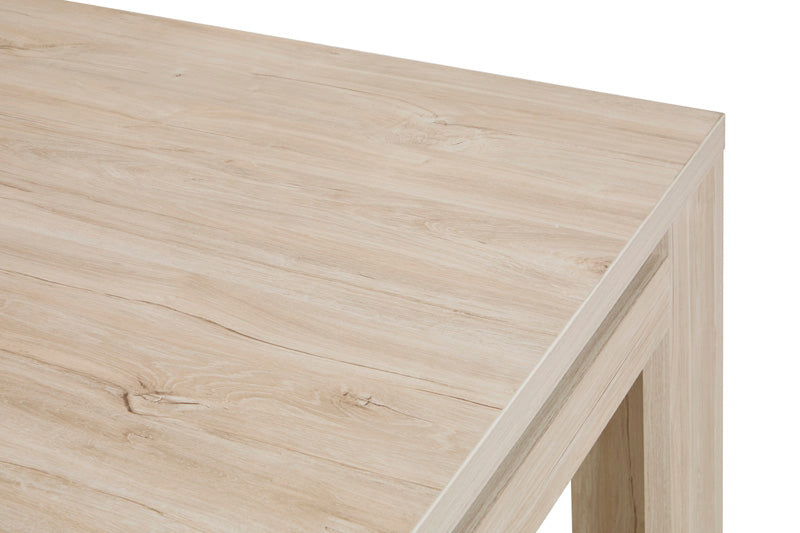 Eettafel | Meubelserie Leafs | bruin, zwart, naturel | 180 x 100 x 78 (h) cm