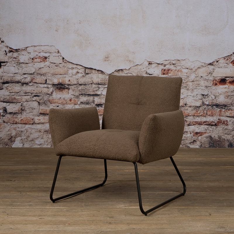 Dante Fauteuil  | Kunststof  | Donkerbruin