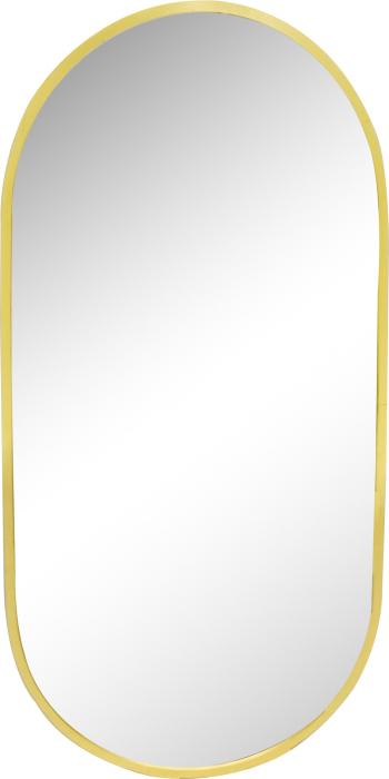 Spiegel met aluminium lijst 30x60cm. Brons