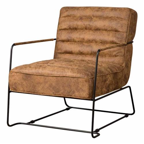 Bari Fauteuil - Jackson 803 cognac - Fauteuils - Tower Living