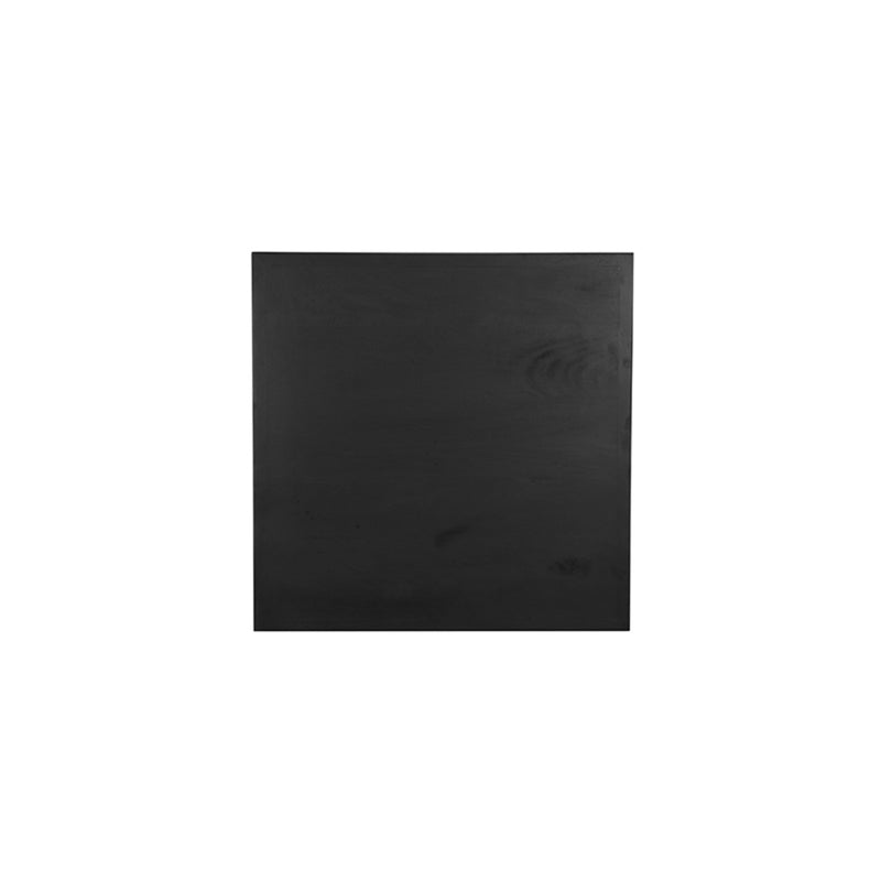 LABEL51 Eetkamertafel Tafelblad Straight Edge - Zwart - Mangohout - 70 cm Straight