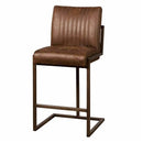 Ferro Barstoel - fabric Savannah dark brown - Barstoelen - Tower Living