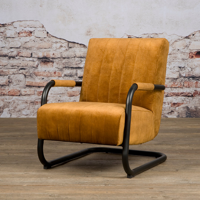 Riva Fauteuil  | Stof  | Geel