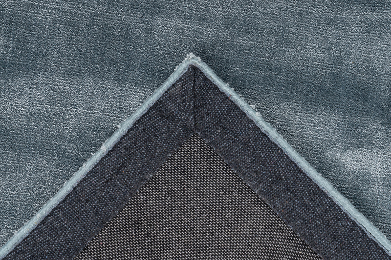 Vloerkleed Village | Bamboezijde | blauw