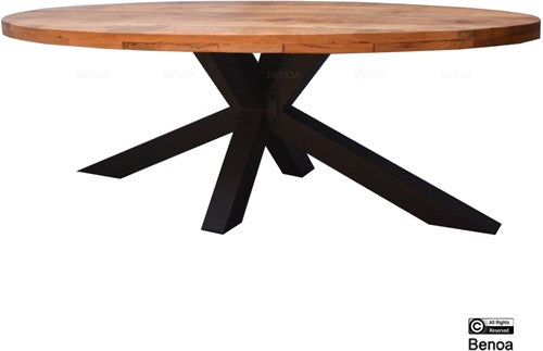 elipse dining table with spiderleg 3+3 220