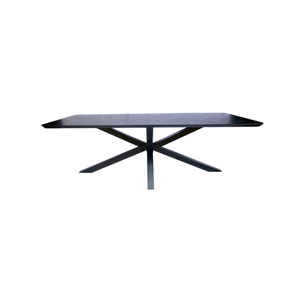 Eettafel FORT | Black | Eikenhout | 240 x 100 x 4 (h) cm
