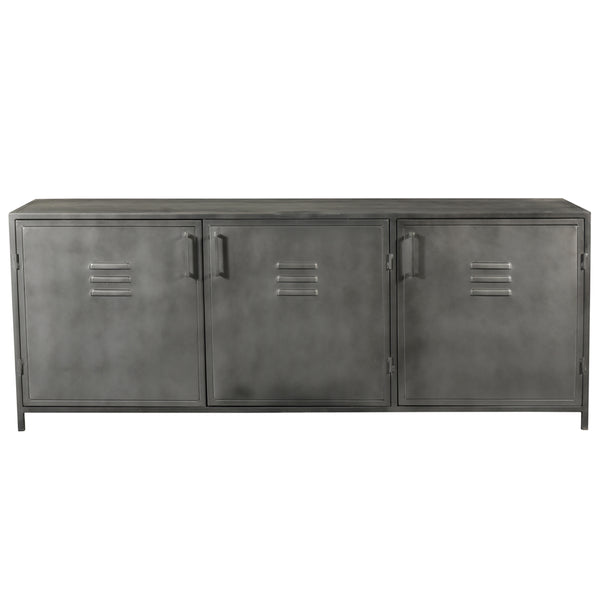 Dressoir ROUGH | Antraciet | IJzer | 180 x 40 x 70 (h) cm